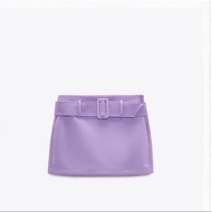 Zara belted low rise skort